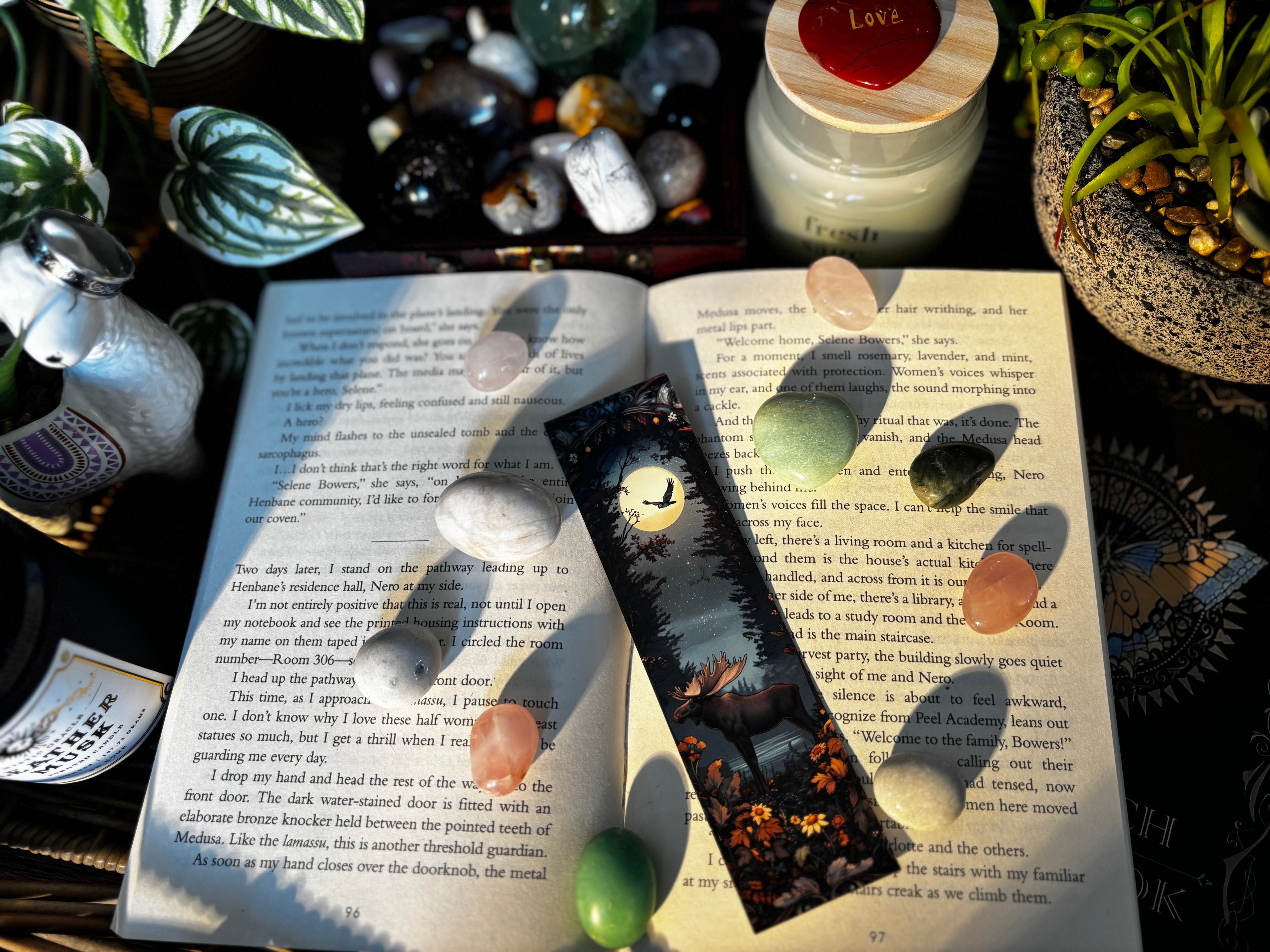 Moonlight Moose Bookmark