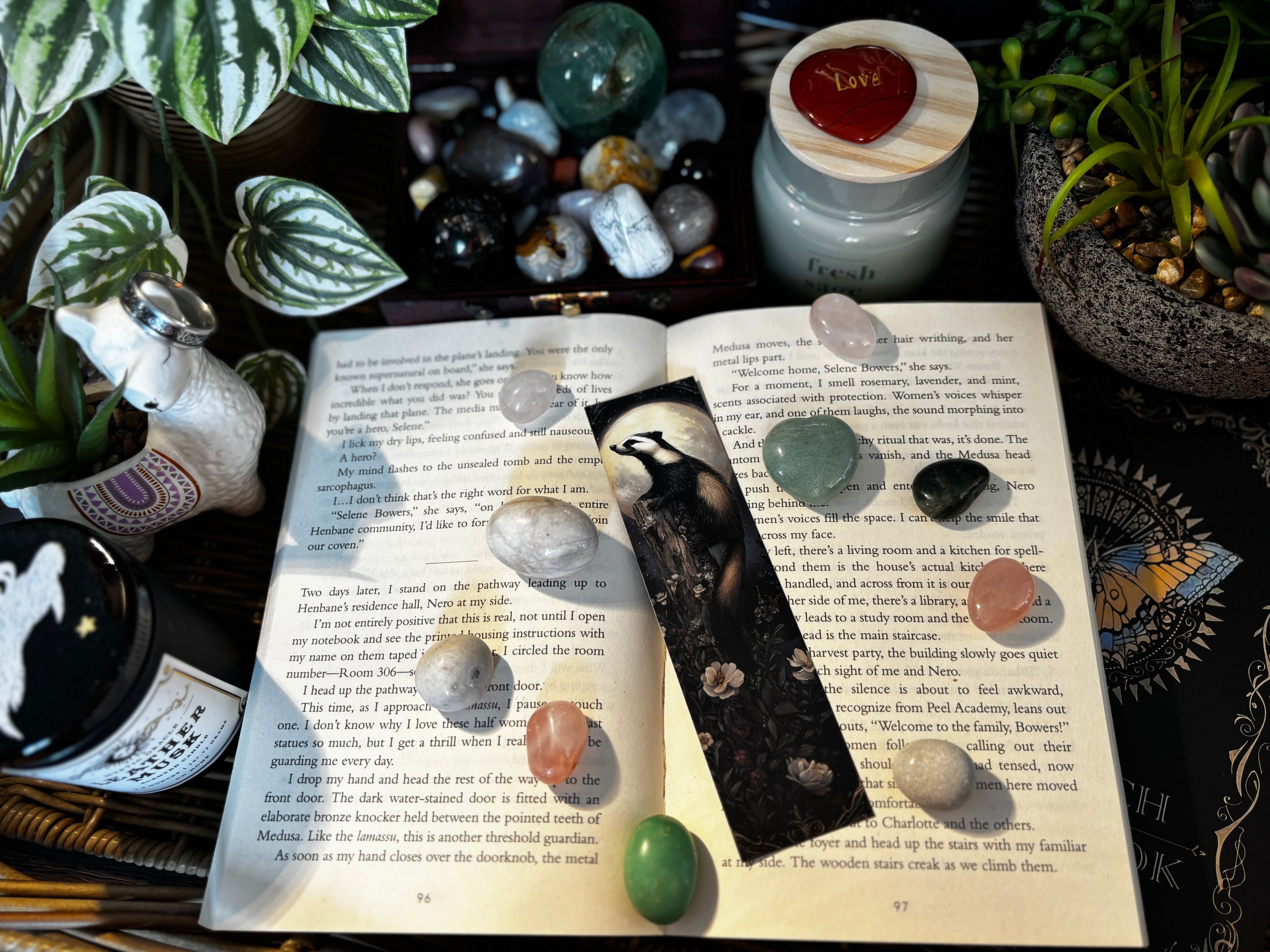 Moonlit Critter Bookmark