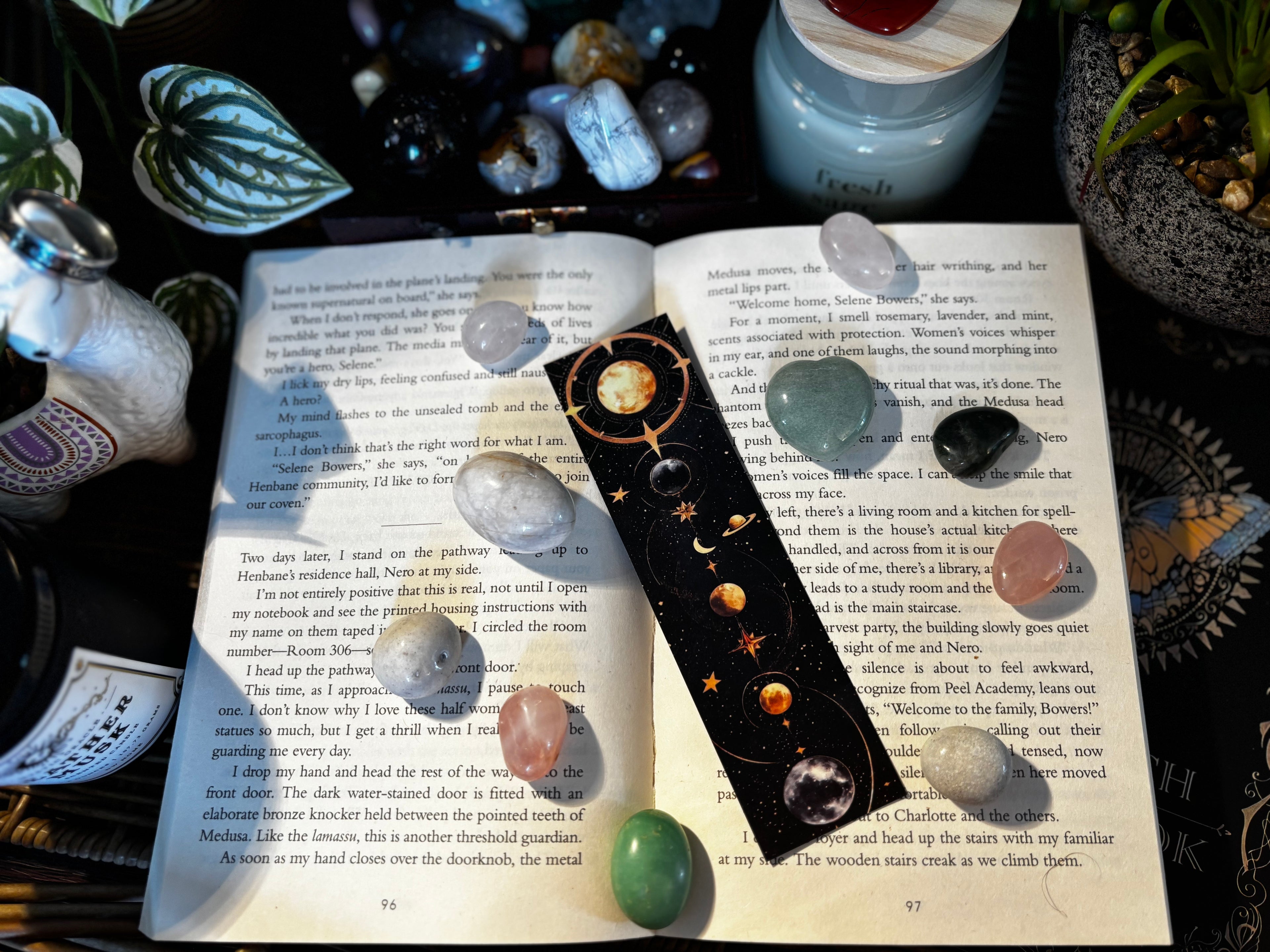 Space Lunar Bookmark