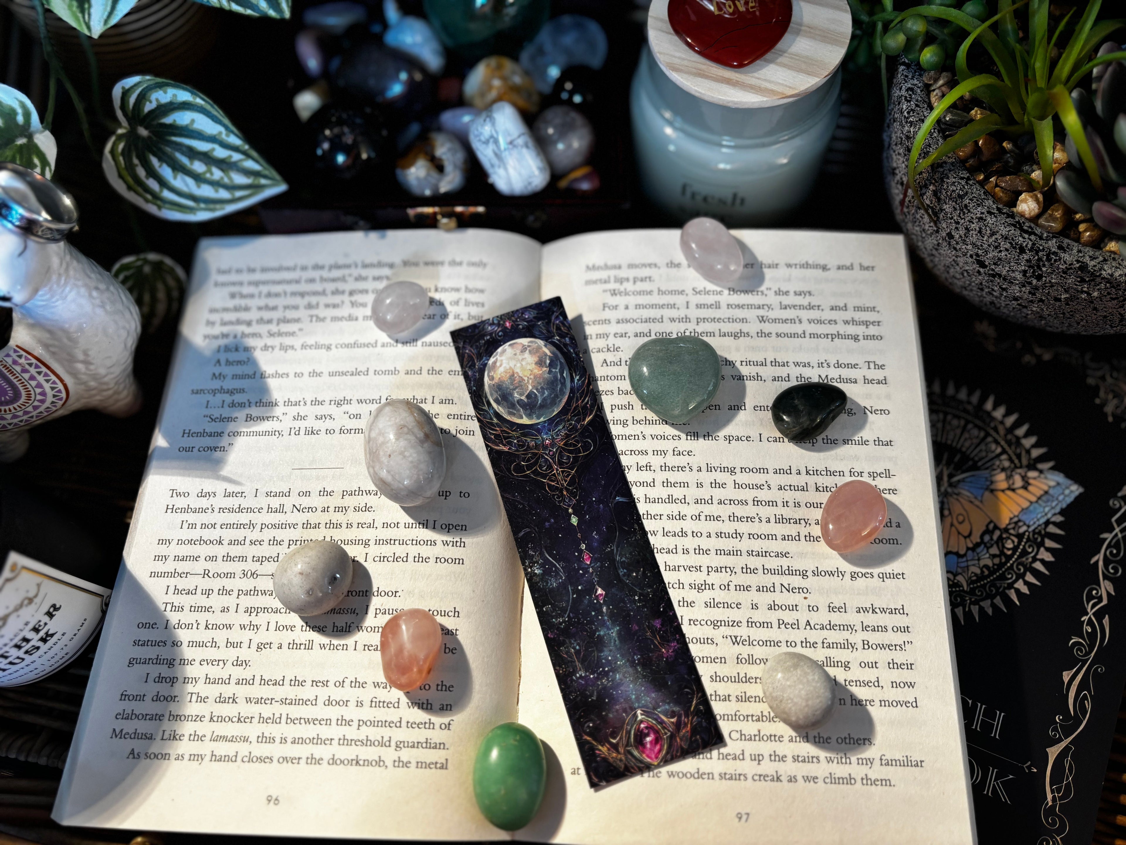 Moon Gems Bookmark