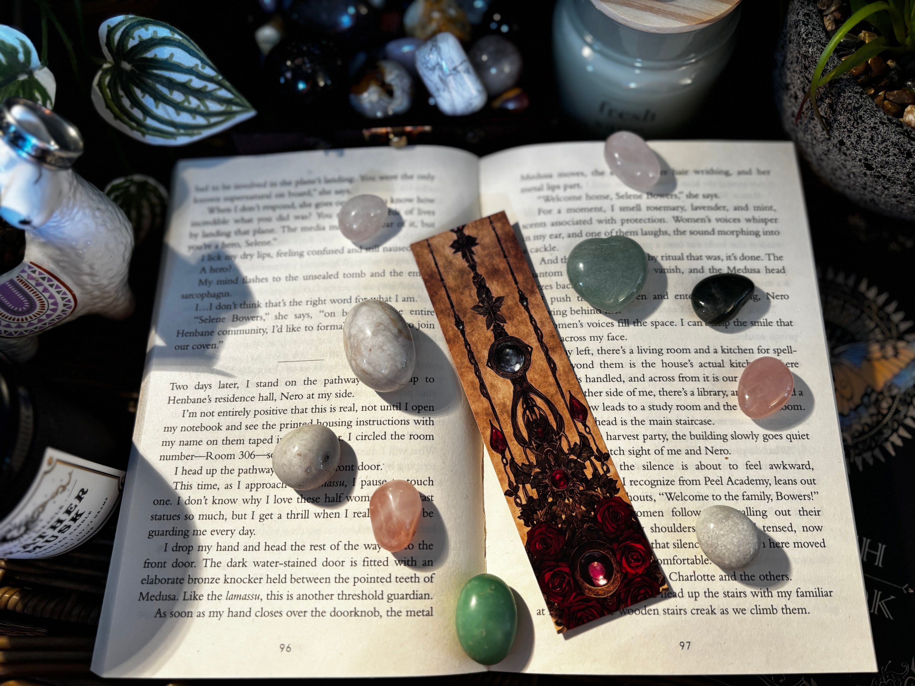 Rose & Gem Bookmark