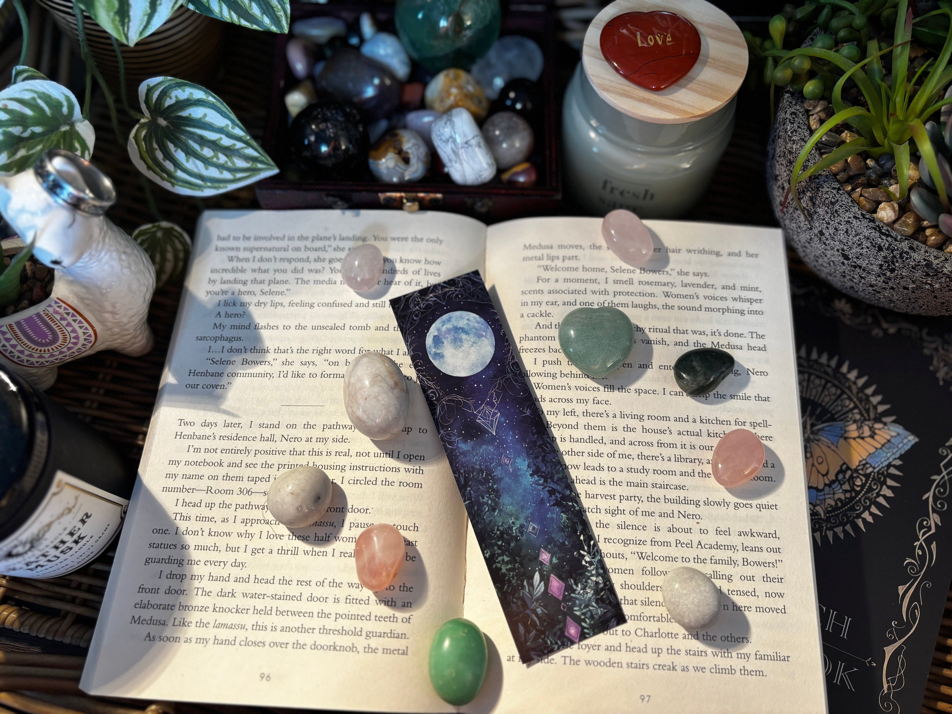 Moonscape Forest Bookmark