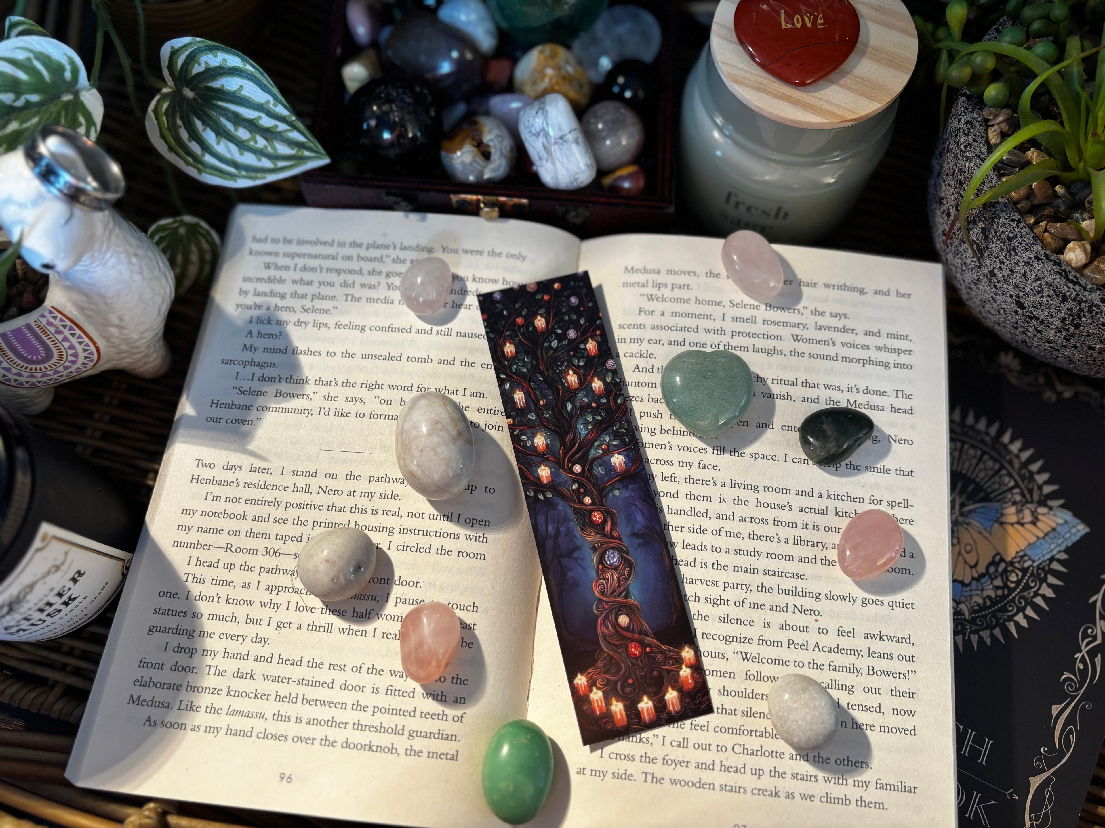 Candle Tree Bookmark