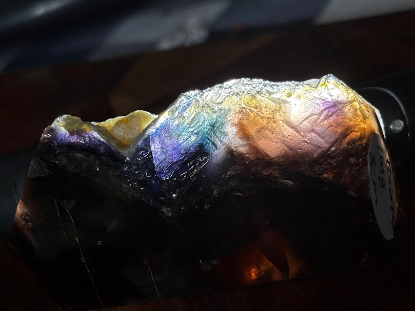 Chocolate Fluorite Point