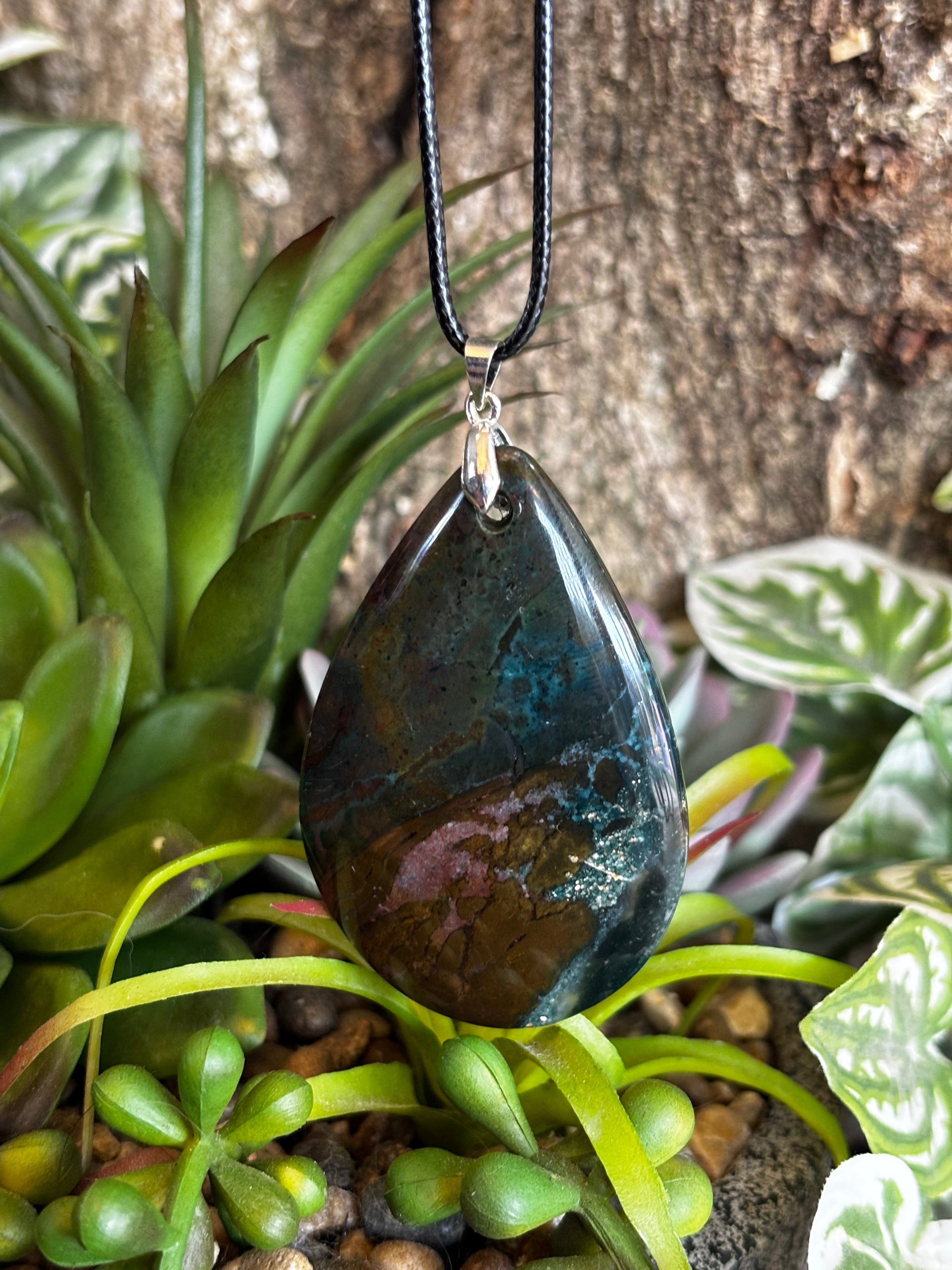 Ocean Jasper w/ Moss Inclusions