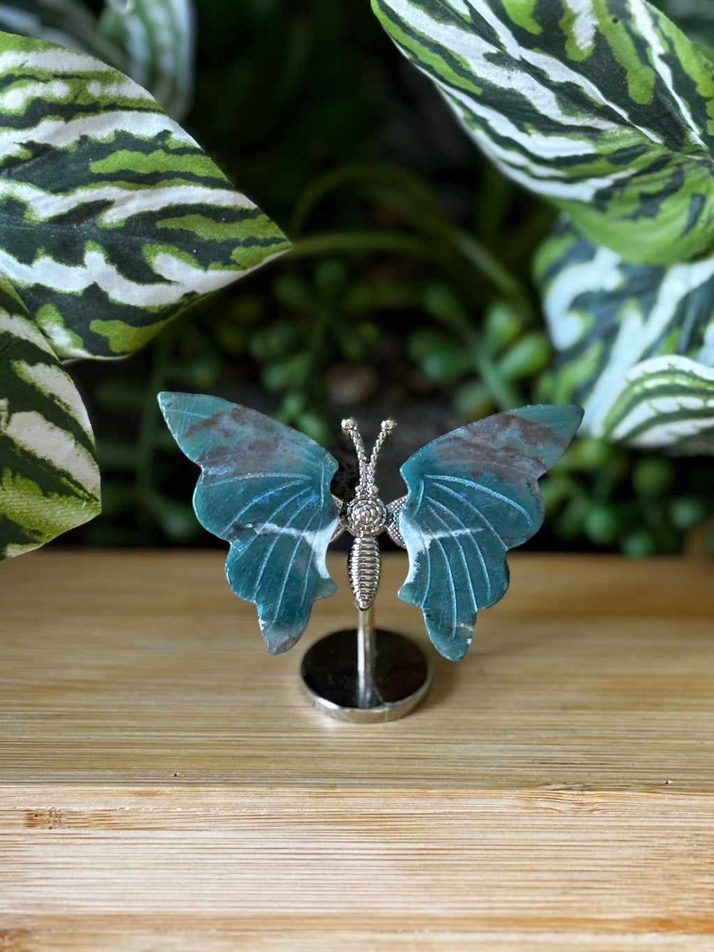 Moss Agate Butterfly 1