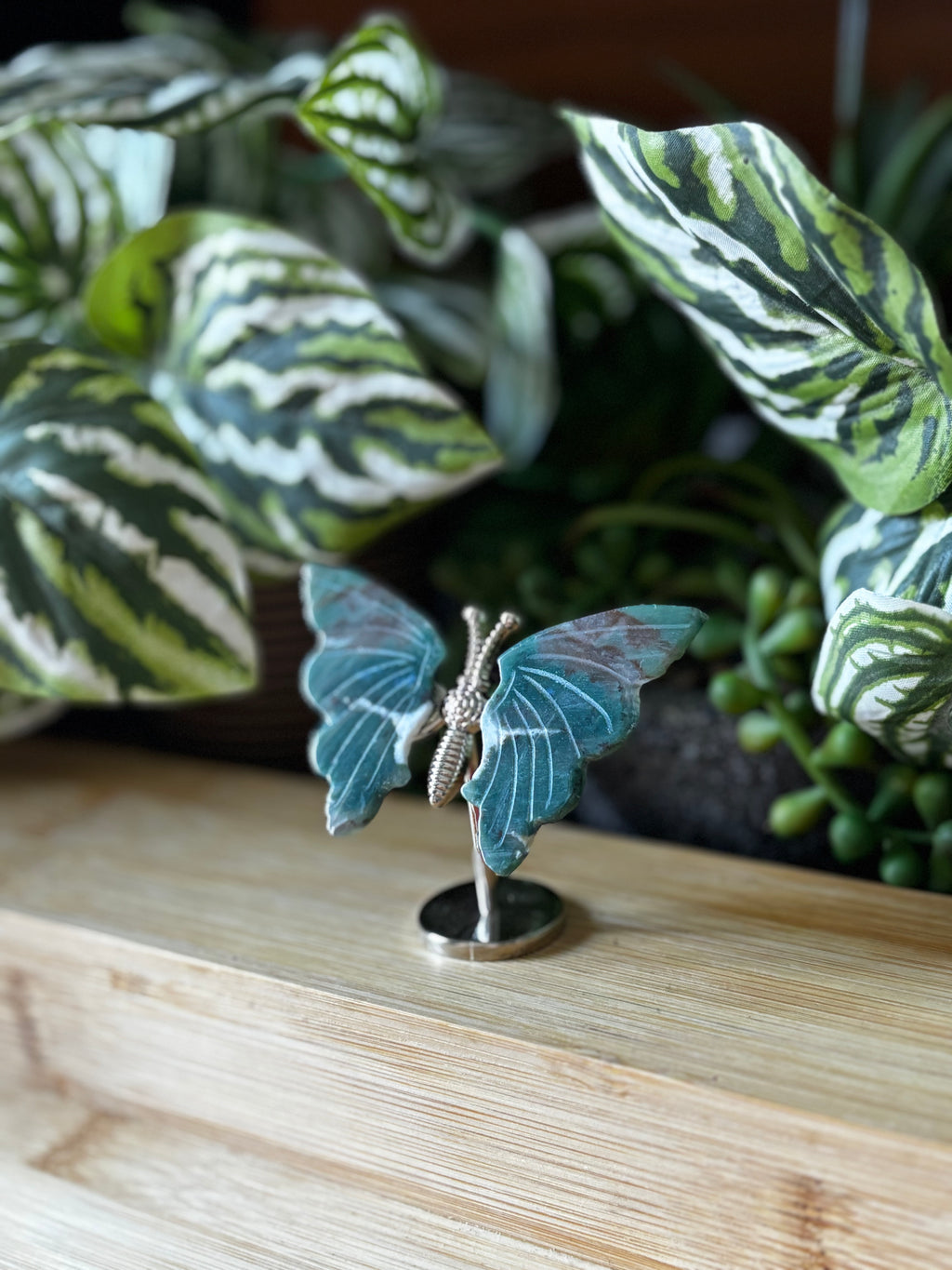 Moss Agate Butterfly 1