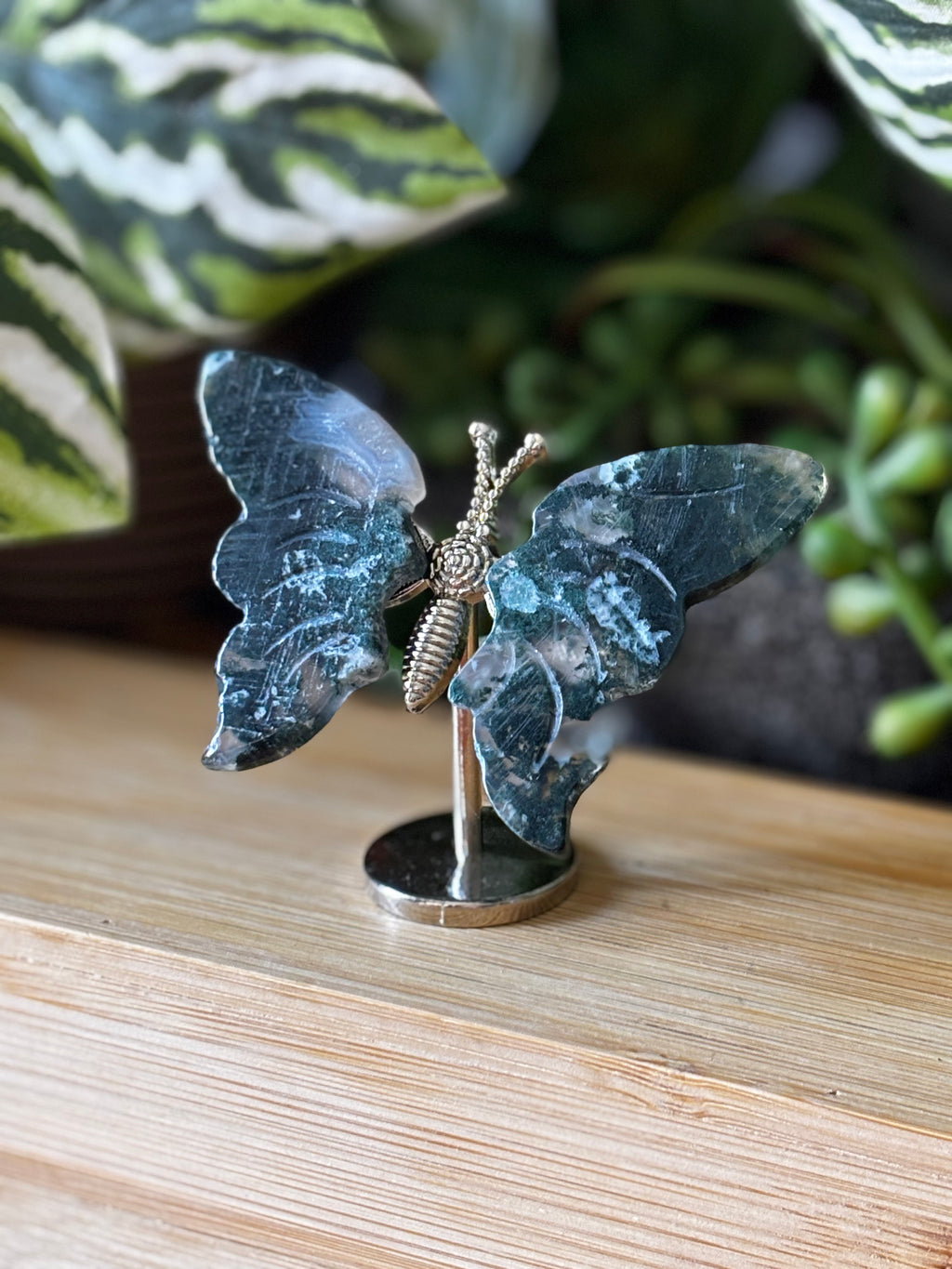 Moss Agate Butterfly 2