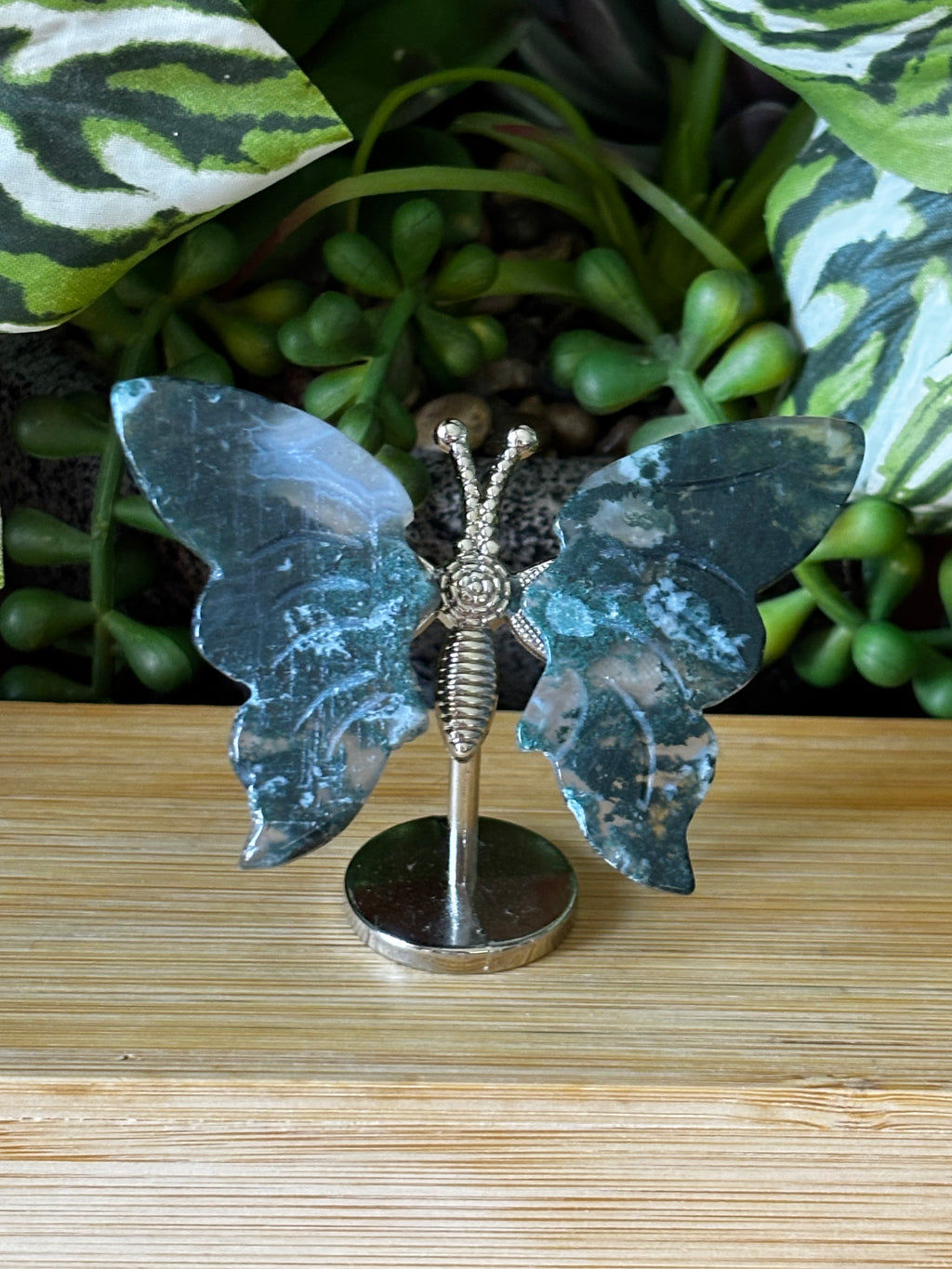 Moss Agate Butterfly 2