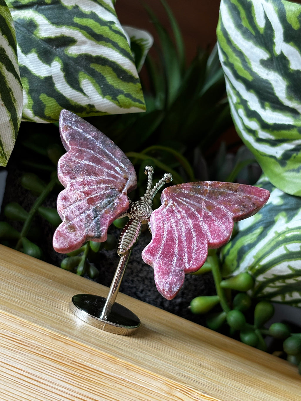 Rhodonite Butterfly