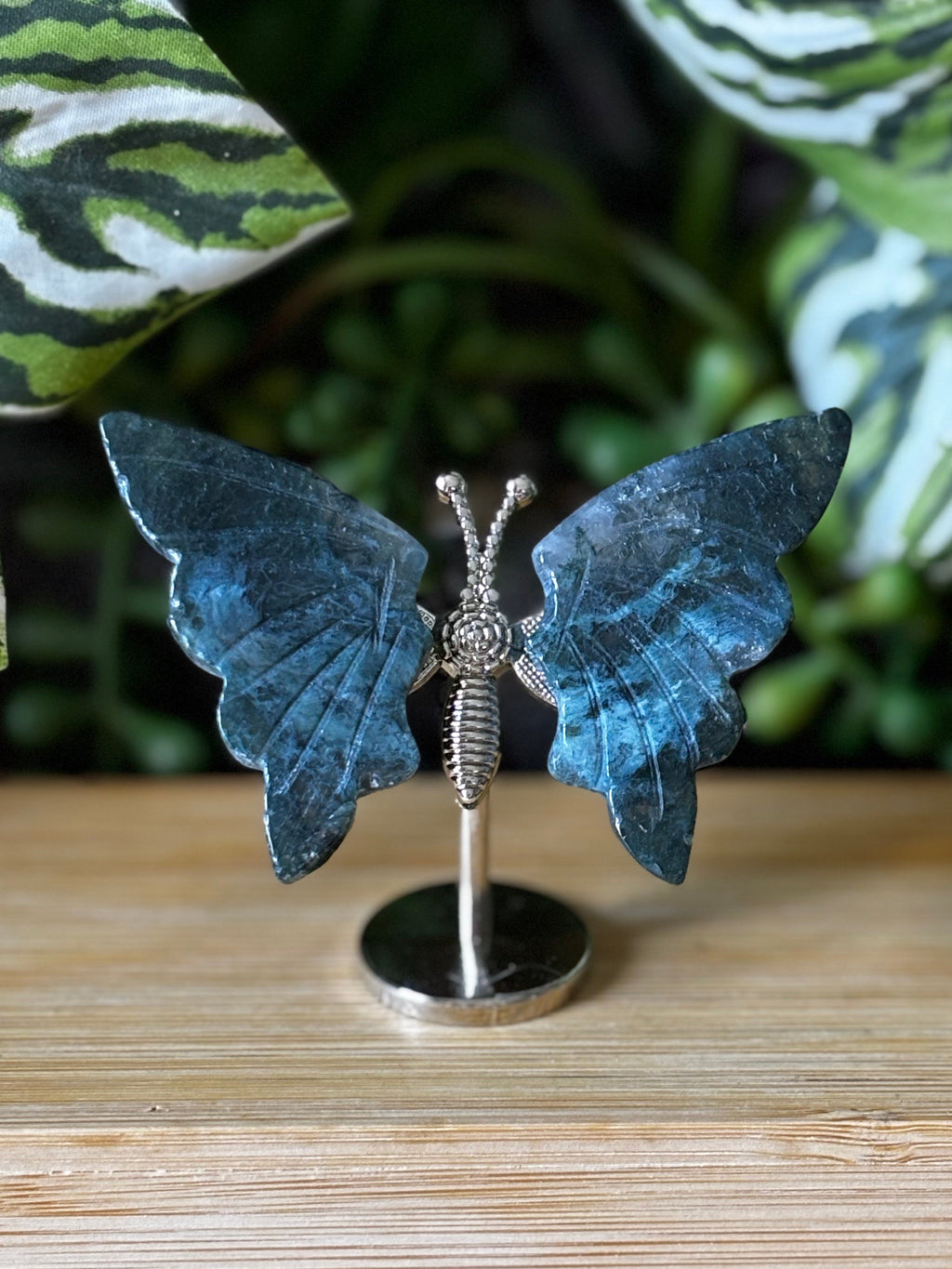 Moss Agate Butterfly 3