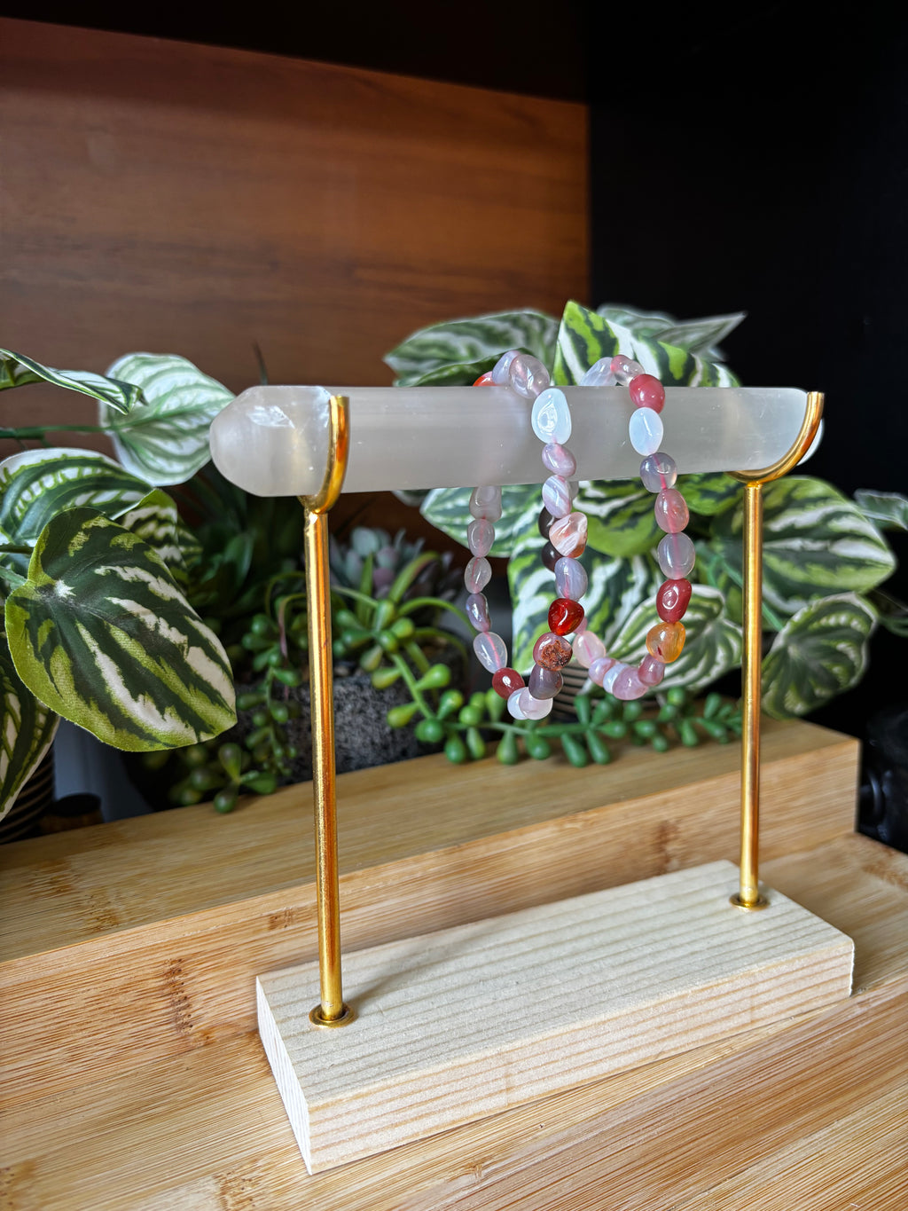 Botswana Agate Chip Bracelet