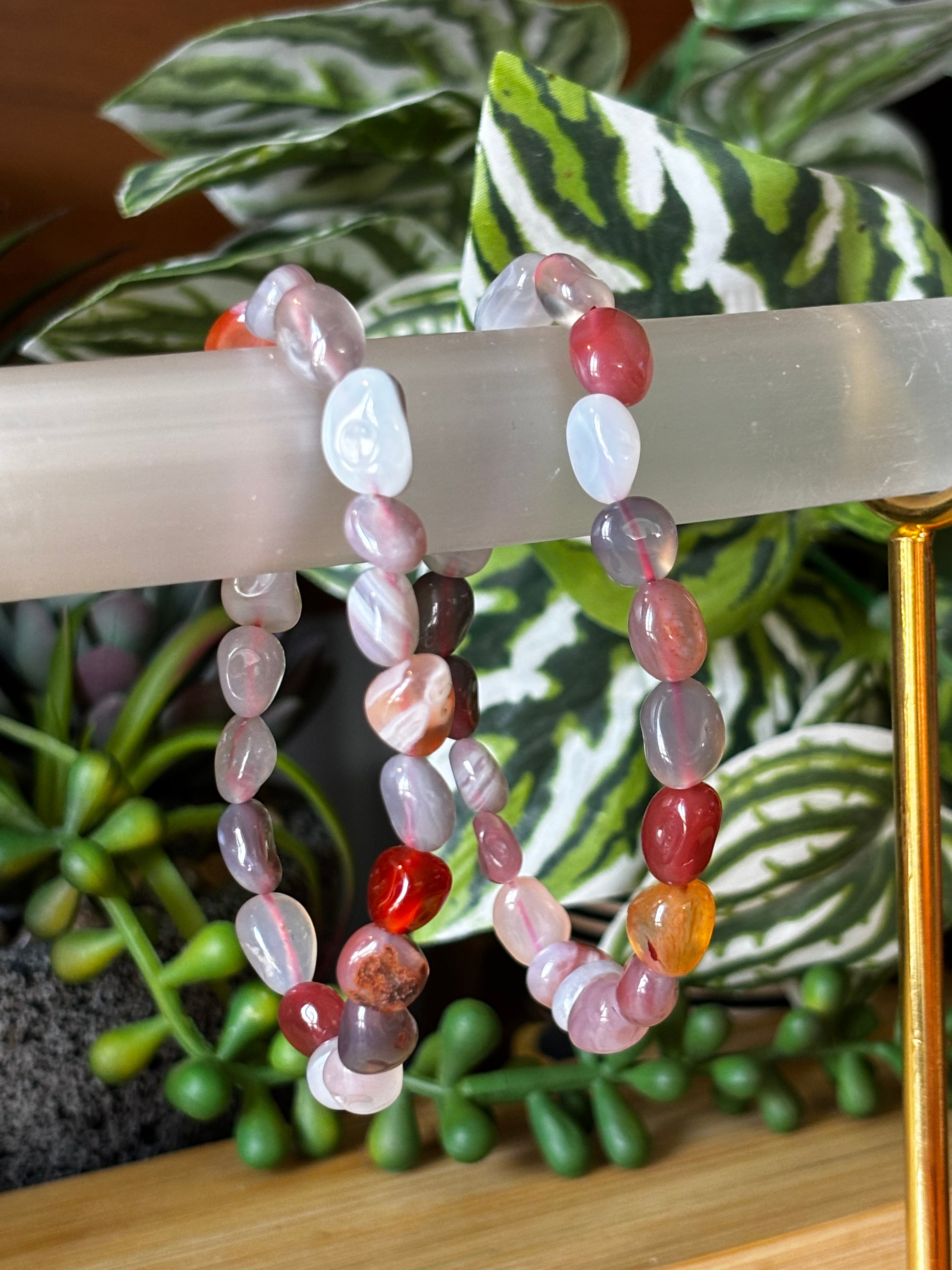 Botswana Agate Chip Bracelet