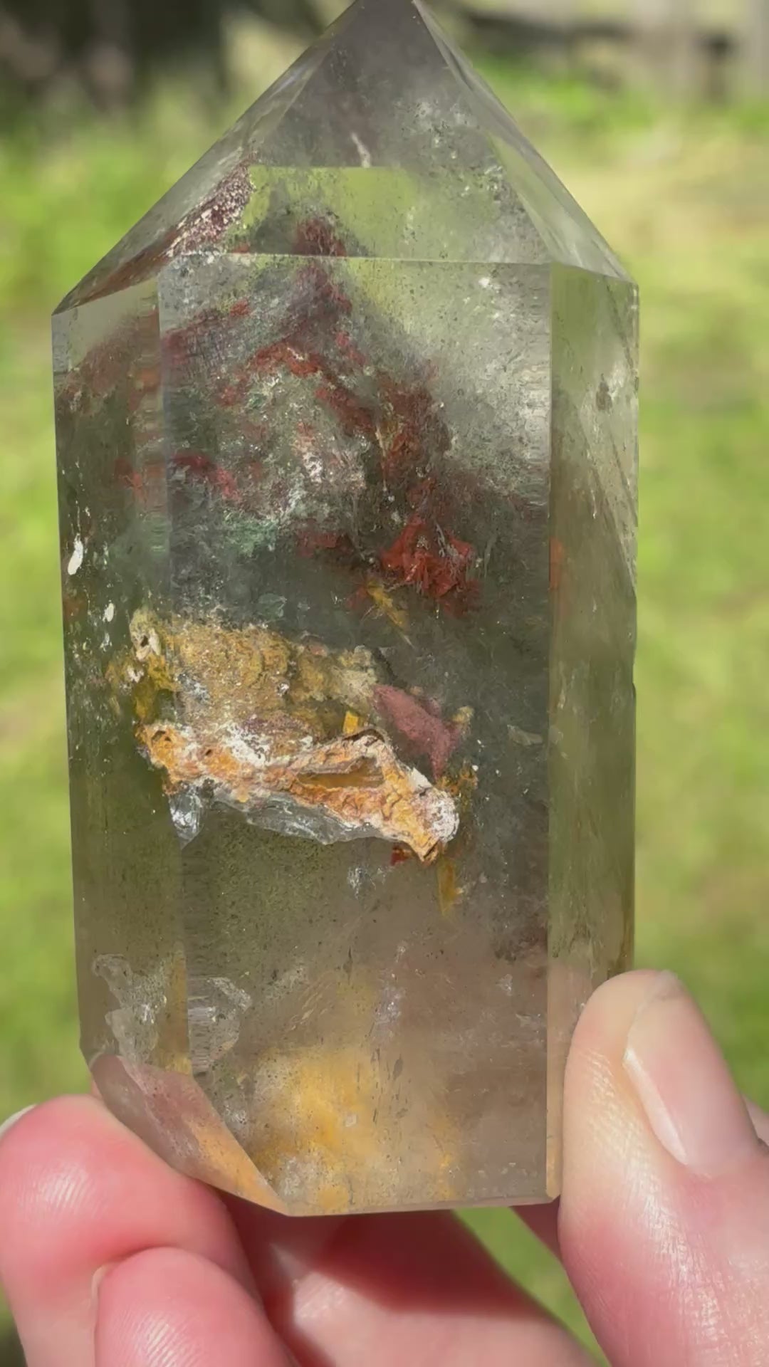 High Grade Scenic Garden Quartz (Lodolite)
